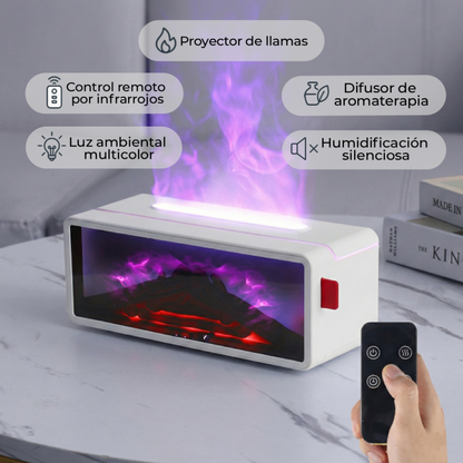 Difusor Ambiental con Llama Cálida